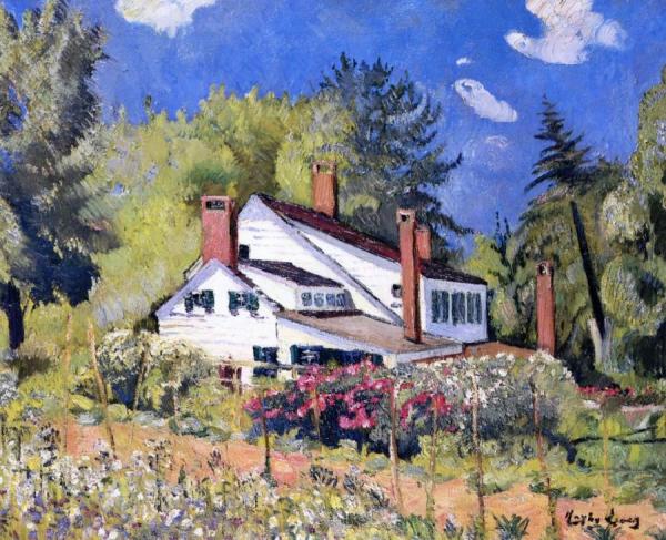 Cottage In West Caldwell by Richard Haley Lever
