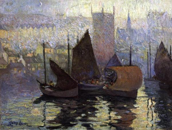 Evening At St. Ives, Cornwall, England by Richard Haley Lever