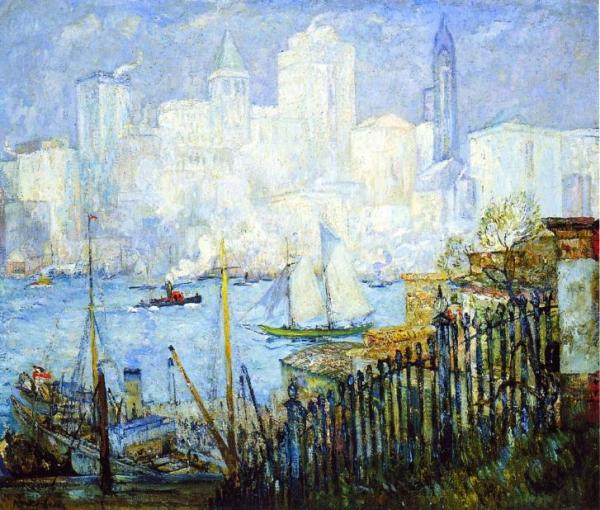 Lower Manhattan by Richard Haley Lever