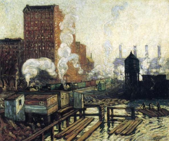 Riverside Drive And Seventy-second Street by Richard Haley Lever