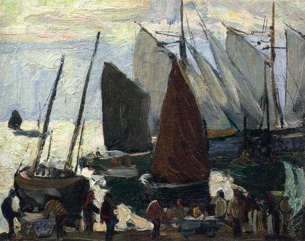 St. Ives, Cornwall, England by Richard Haley Lever