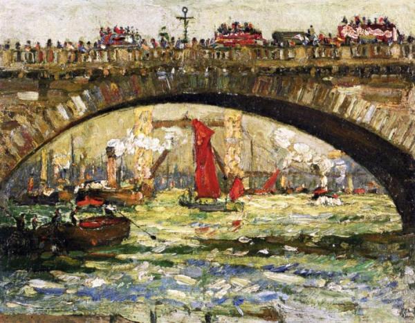 Waterloo Bridge, London by Richard Haley Lever