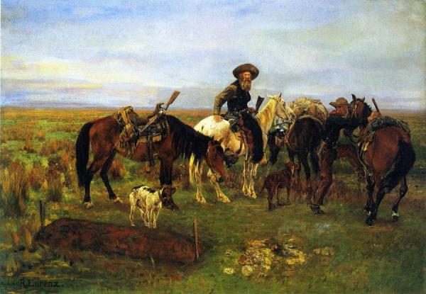 Richard Lorenz Burial On The Plains