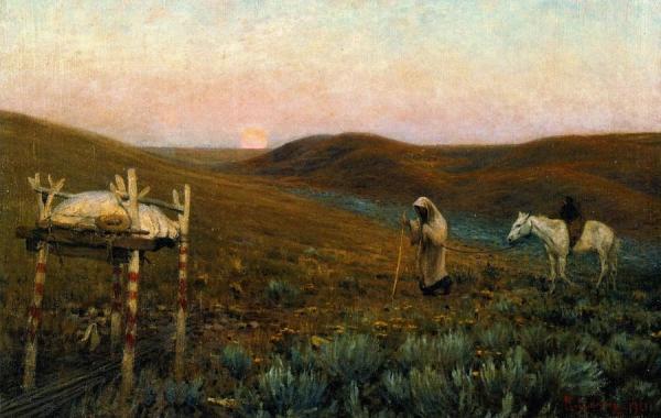 Sunrise Burial by Richard Lorenz