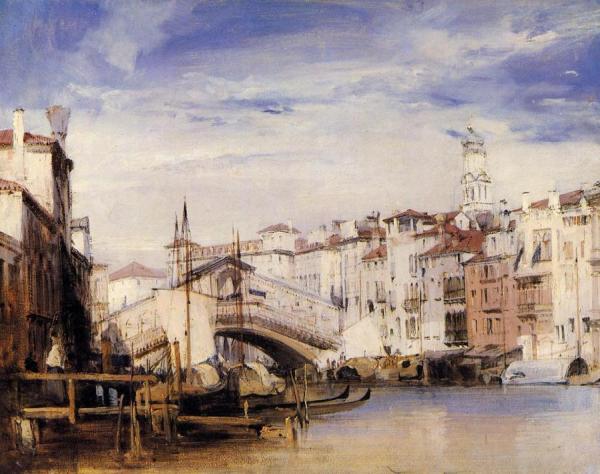 Richard Parkes Bonington The Rialto, Venice