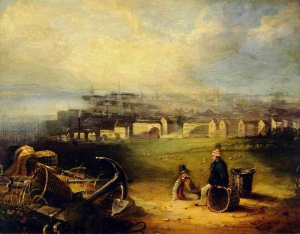 Richard Parkes Bonington View Of The City Of Lyons, France