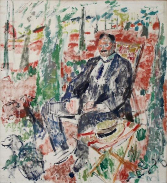 Man With Straw Hat by Rik Wouters