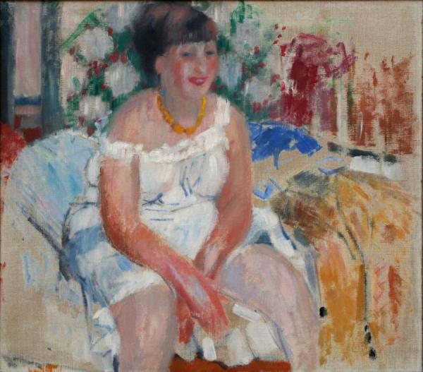 Woman On The Bedside by Rik Wouters