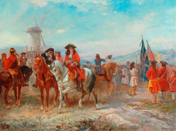 Civil War Battle Scene by Robert Alexander Hillingford Oil Painting Reproductions