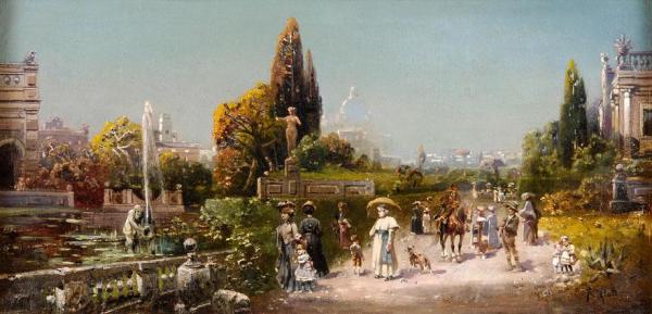 Robert Alott Summer In Rome