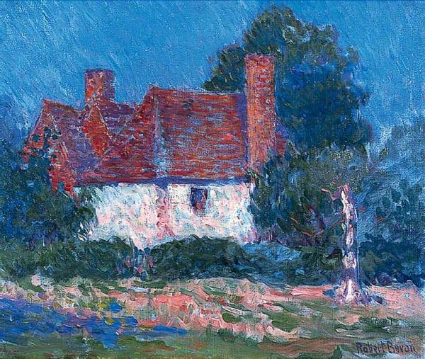 A Small Southdown Farm by Robert Bevan