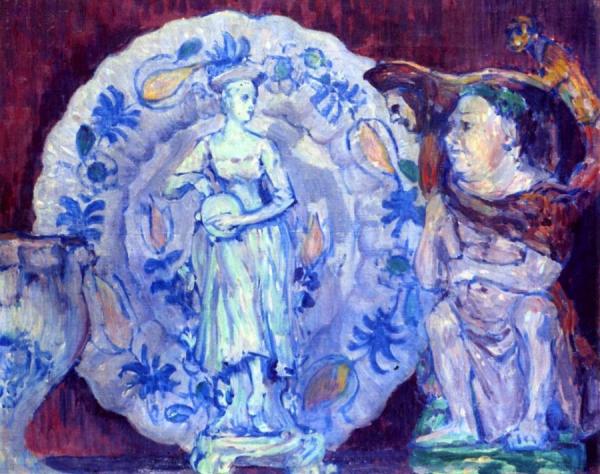 Bacchus And The Monkey by Robert Bevan Oil Painting Reproductions