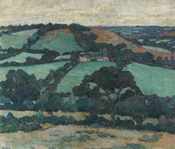 Brimley Hill, Devon by Robert Bevan