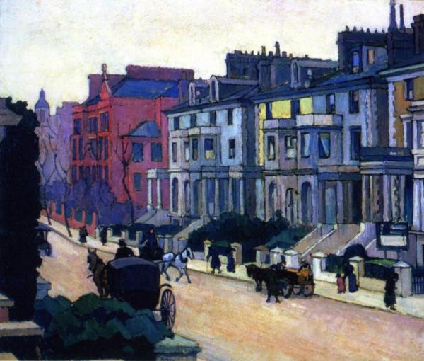From The Artist's Window by Robert Bevan Oil Painting Reproductions