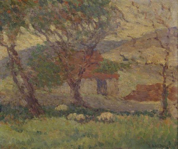 In The Downs Near Lewes by Robert Bevan