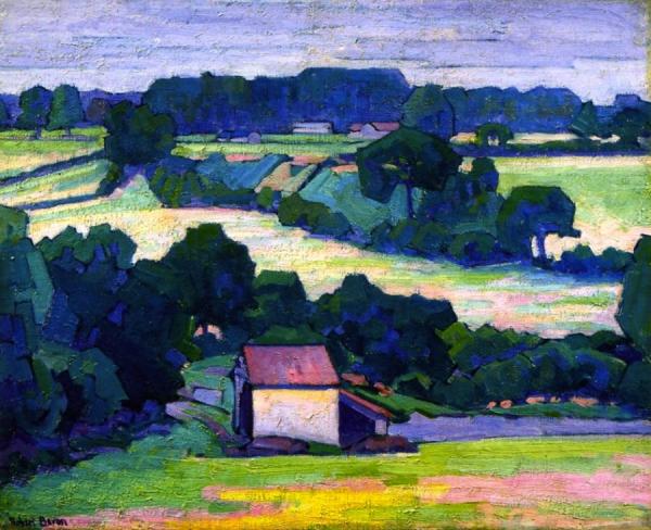 Near Applehayes by Robert Bevan