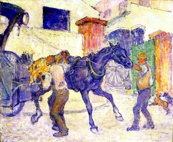 The Cab Horse by Robert Bevan