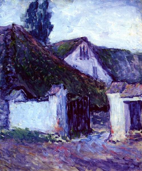 The Farmyard Gate, Evening by Robert Bevan