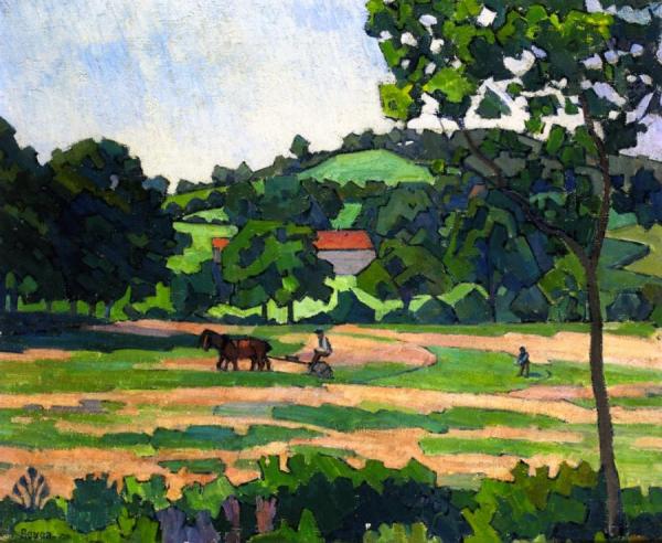 The Hay Harvest by Robert Bevan Oil Painting Reproductions
