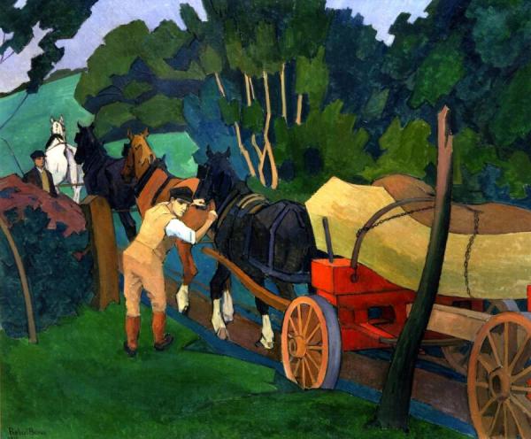 Timber Hauling by Robert Bevan