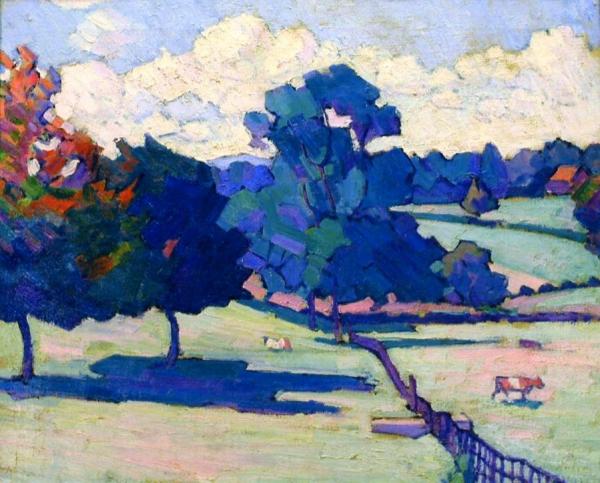 Town Field, Horsgate by Robert Bevan