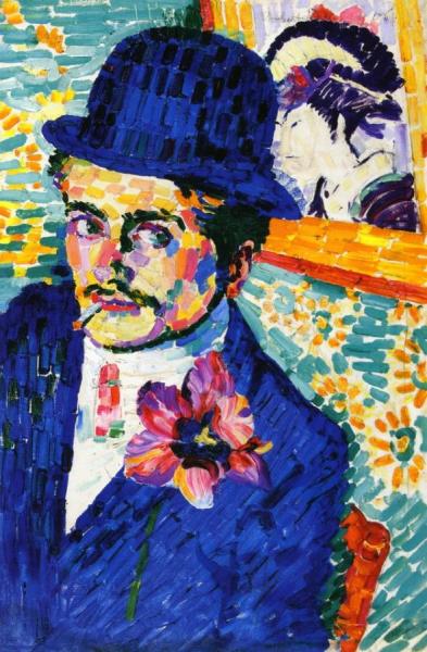 Man With A Tulip by Robert Delaunay