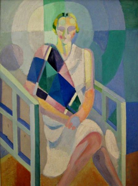 Portrait Of Madame Heim by Robert Delaunay