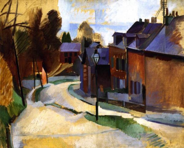 Road In Laon by Robert Delaunay
