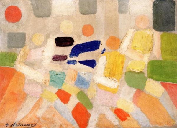 Runners by Robert Delaunay Oil Painting Reproductions