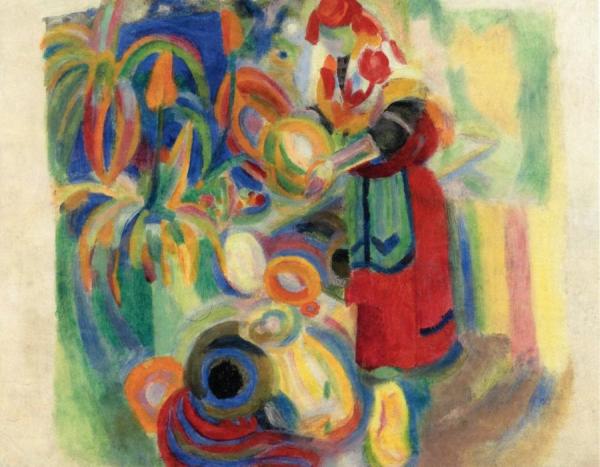 Study For La Grande Portugaise by Robert Delaunay Oil Painting Reproductions