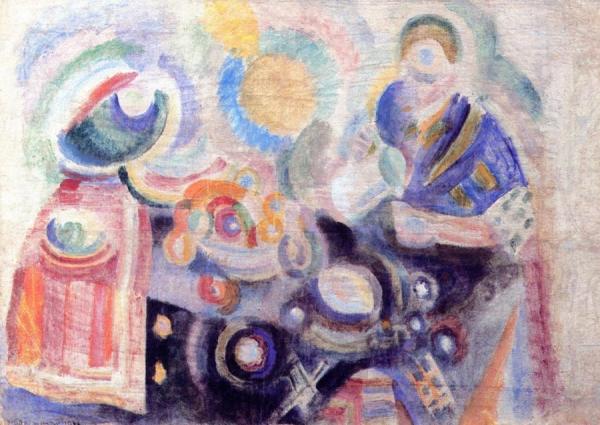 The Pouring by Robert Delaunay