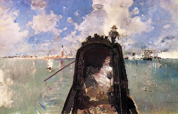 In The Gondola by Robert Frederick Blum