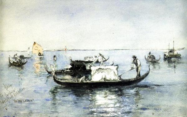 On The Lagoon, Venice by Robert Frederick Blum