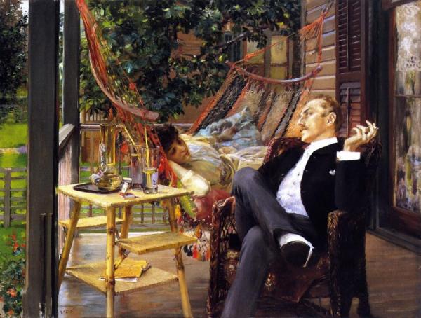 Two Idlers by Robert Frederick Blum