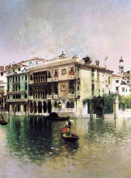 Venice, The Grand Canal by Robert Frederick Blum