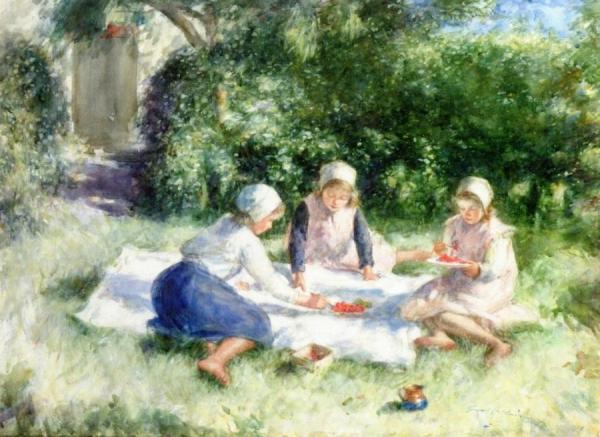 A Summer Picnic by Robert Gemmell Hutchison