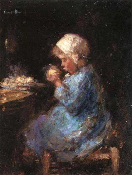 Hot Potatoes by Robert Gemmell Hutchison Oil Painting Reproductions