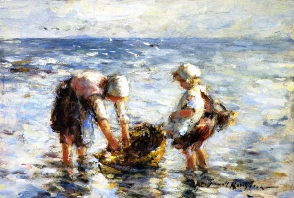 Washing The Basket by Robert Gemmell Hutchison