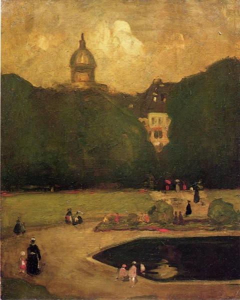 Au Jardin Du Luxembourg by Robert Henri