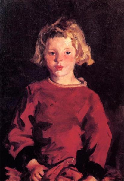 Bridget In Red by Robert Henri