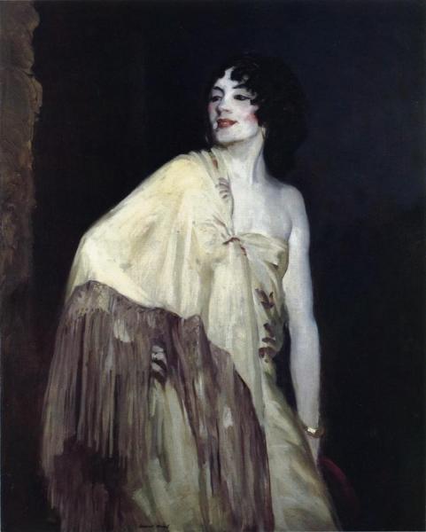 Dancer In A Yellow Shawl by Robert Henri