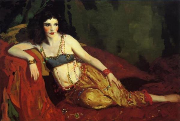 Dancer Of Delhi (betalo Rubino) by Robert Henri