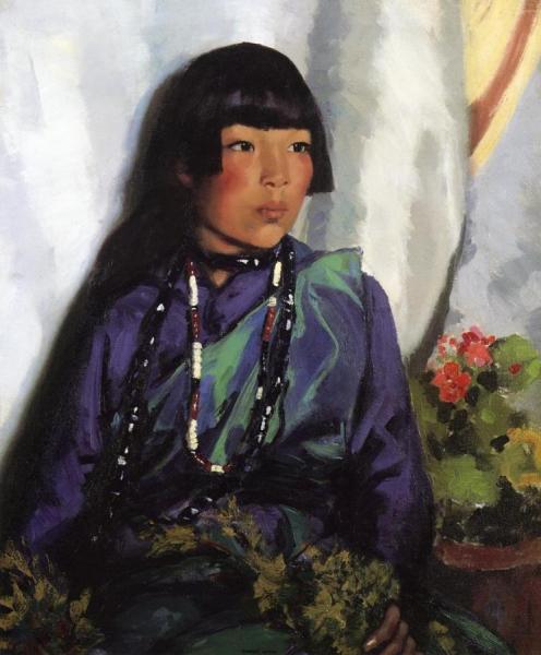 Julianita Ready For The Dance by Robert Henri