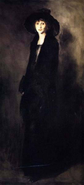 Lady In Black Velvet by Robert Henri Oil Painting Reproductions