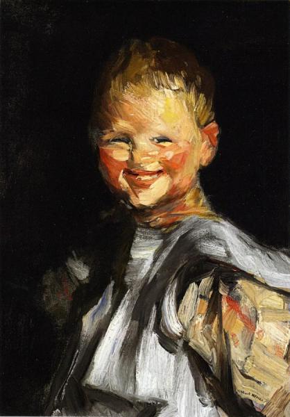 Laughing Child by Robert Henri