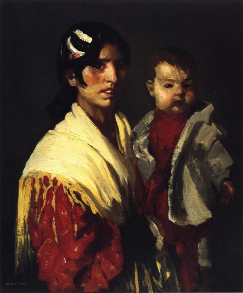 Maria Y Consuelo (gitana) by Robert Henri