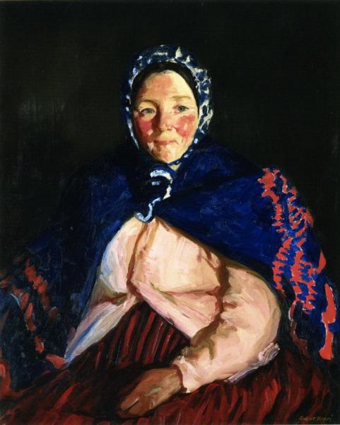 Old Johnnie's Wife by Robert Henri
