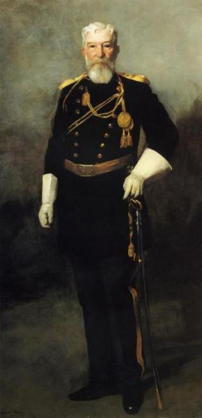 Portrait Of Colonel David Perry, 9th U. S. Cavalry by Robert Henri