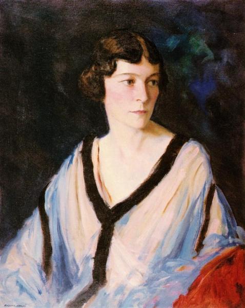 Portrait Of Mrs. Edward H. (catherine) Bennett by Robert Henri