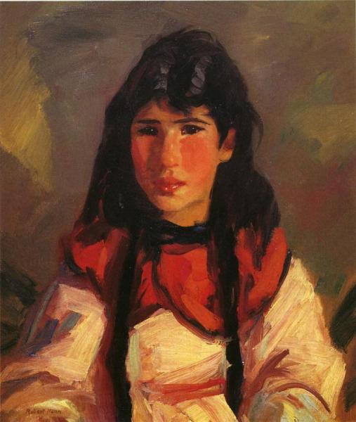 Portrait Of Tillie by Robert Henri